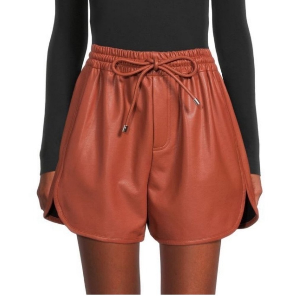 A.L.C. Ryder Faux Leather Shorts